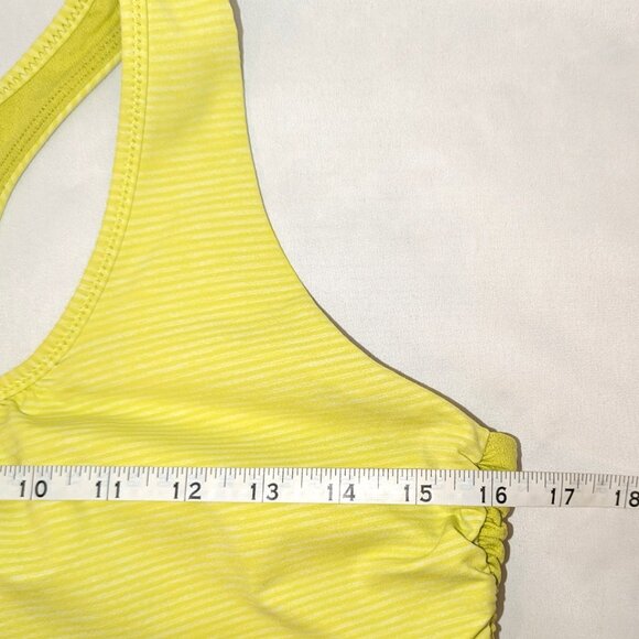 Lululemon | Athletic Racerback "Turbo Tank" in Split Pea Yellow Green | Size 12 - Picture 10 of 15